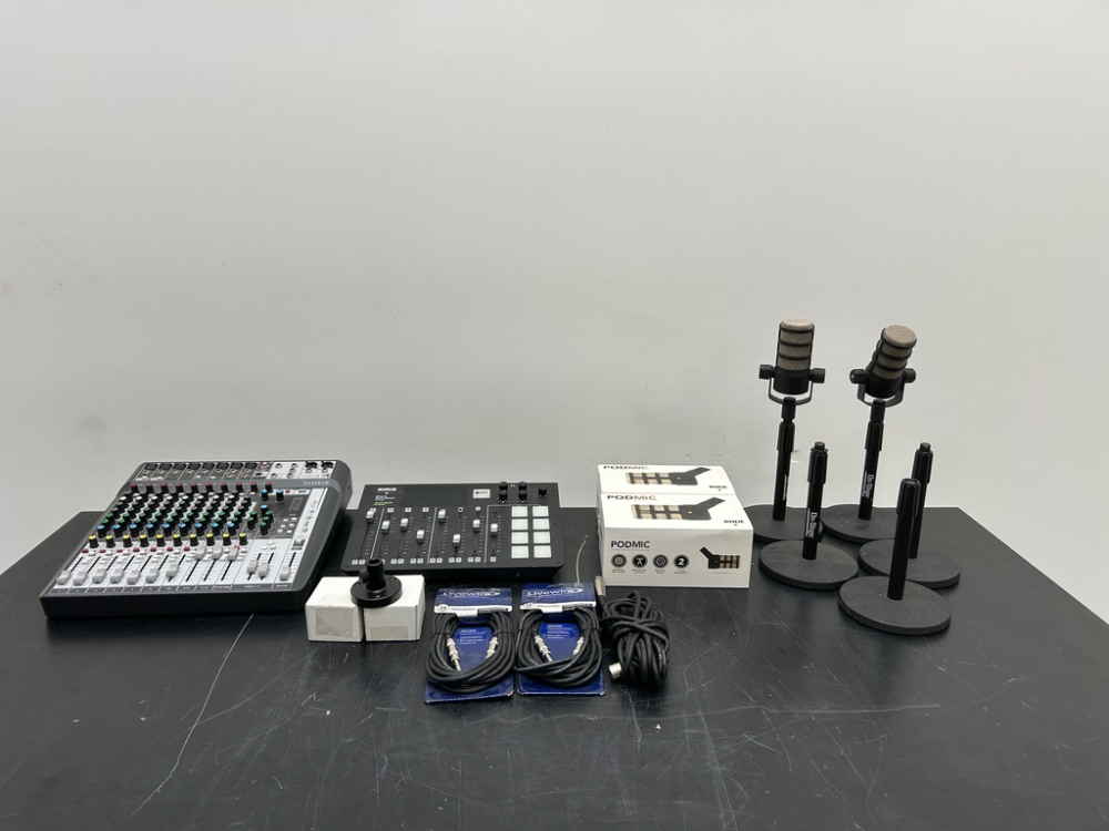 Image of podcast production studio kit
